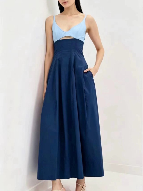 Simkhai Dresses & Skirts - SIMKHAI NWOT Maddy cotton-blend poplin midi dress